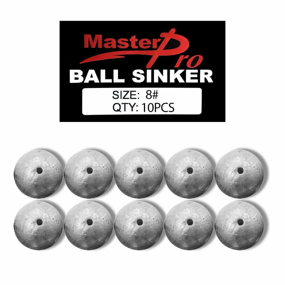 Ball Sinkers Size #1, 2, 5, 6, 7, 8 Quality Sinker Bulk Lot Fishing Tackle