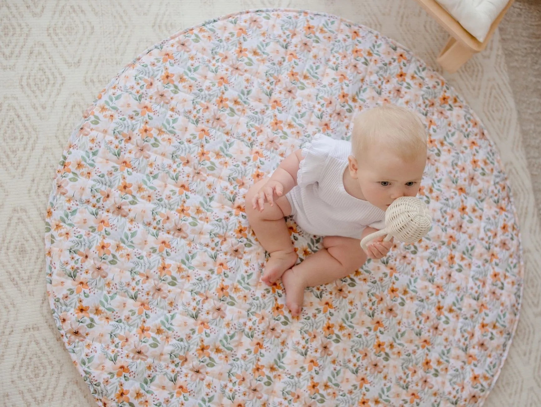 Bambella Padded Waterproof Play Mat | Bloom