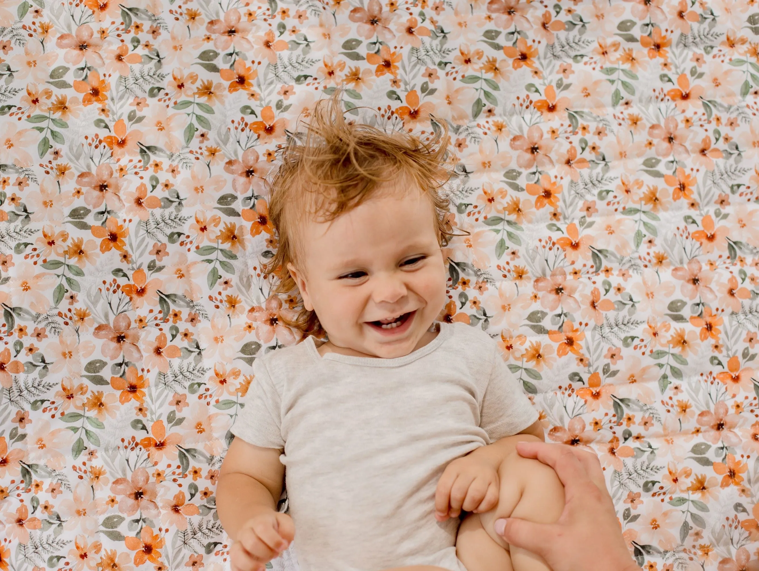 Bambella Padded Waterproof Play Mat | Bloom