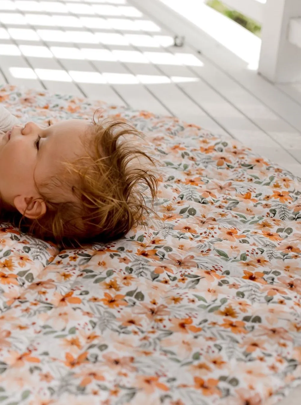 Bambella Padded Waterproof Play Mat | Bloom