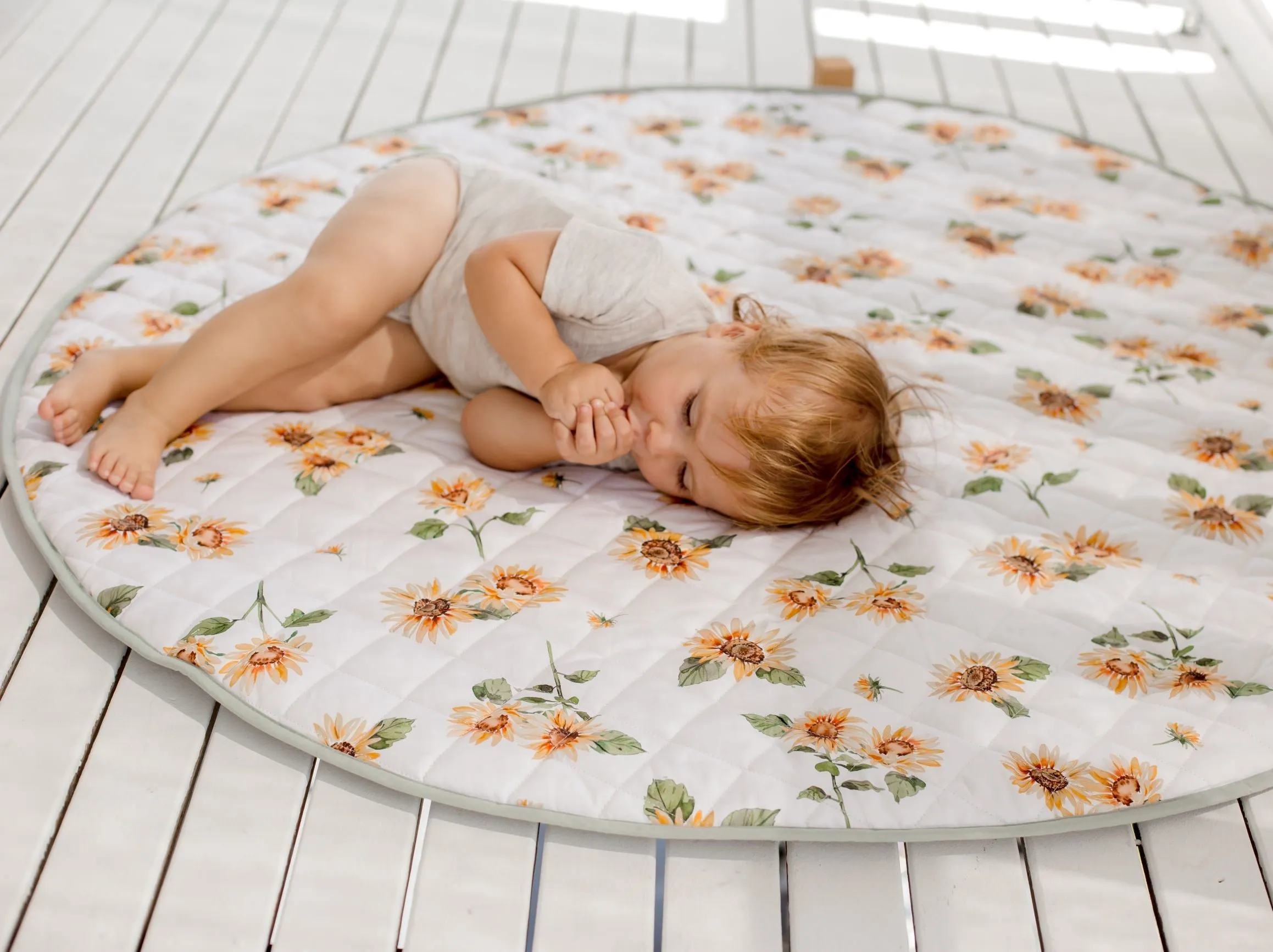 Bambella Padded Waterproof Play Mat | Sunny Days