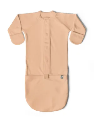 Bamboo & Organic Cotton Sleeping Sack/Gown - Poppy Pink