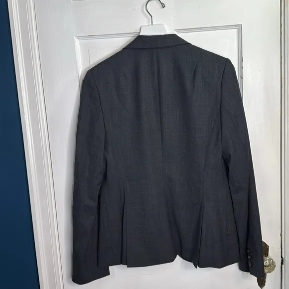 Banana Republic Women’s Navy Wool Blazer Button-front Classic Jacket W1145 Sz 10