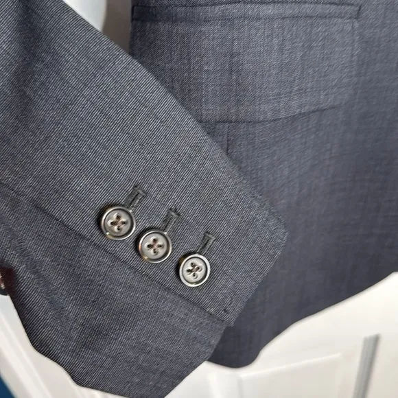 Banana Republic Women’s Navy Wool Blazer Button-front Classic Jacket W1145 Sz 10
