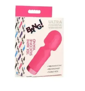 BANG! 10X Mini Silicone Wand - Pink