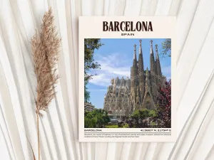 Barcelona Vintage Wall Art, Spain