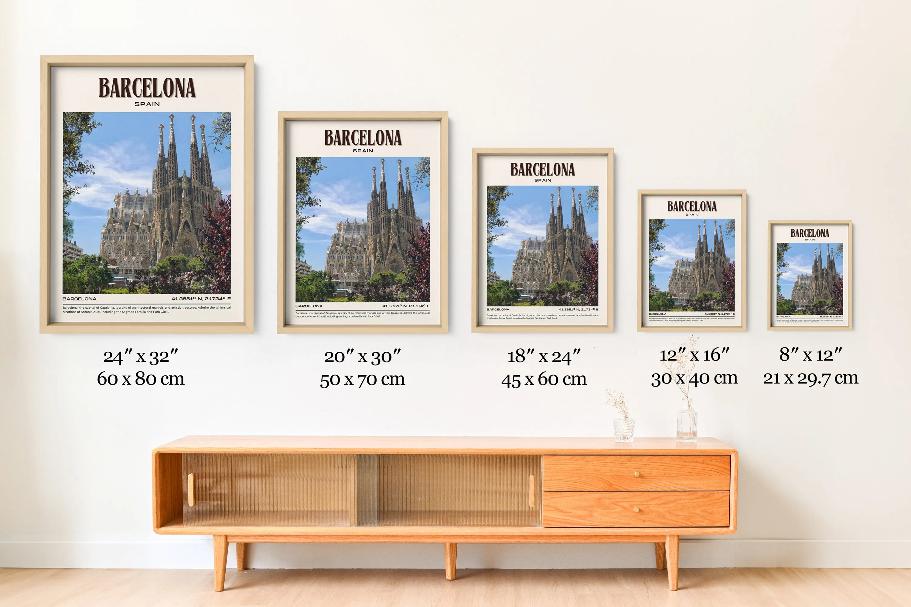 Barcelona Vintage Wall Art, Spain