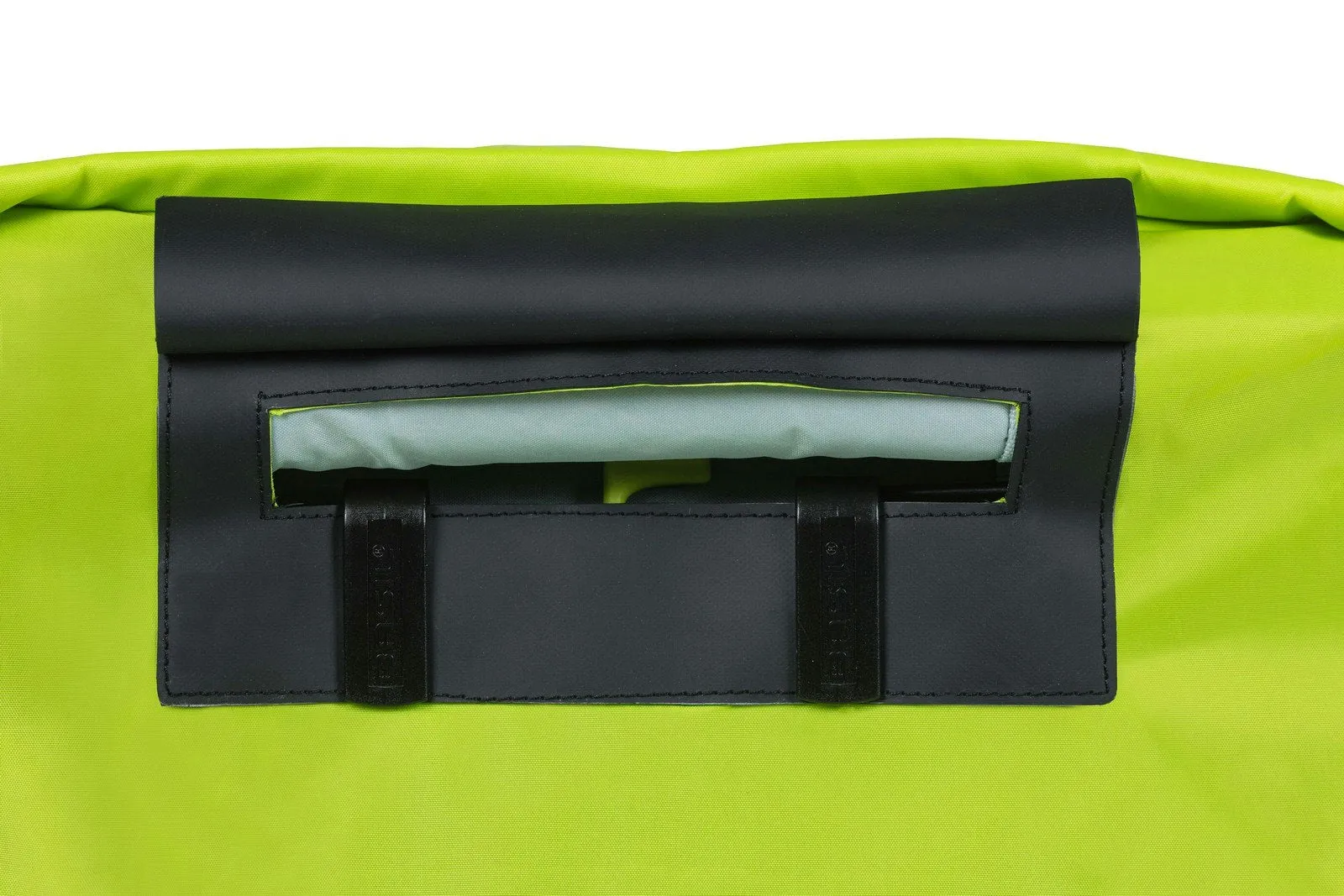 Basil Keep Dry and Clean Raincover Horizontal Fluro Green