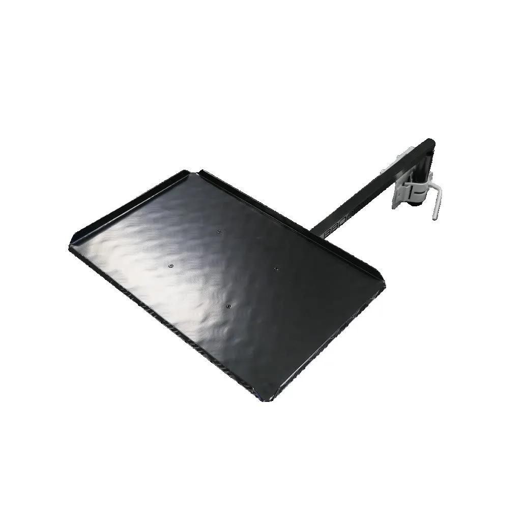 BBQArm Kit Black 850mm Arm Regular Size Tray for Weber Baby Q or Similar