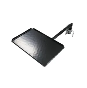 BBQArm Kit Black 850mm Arm Regular Size Tray for Weber Baby Q or Similar