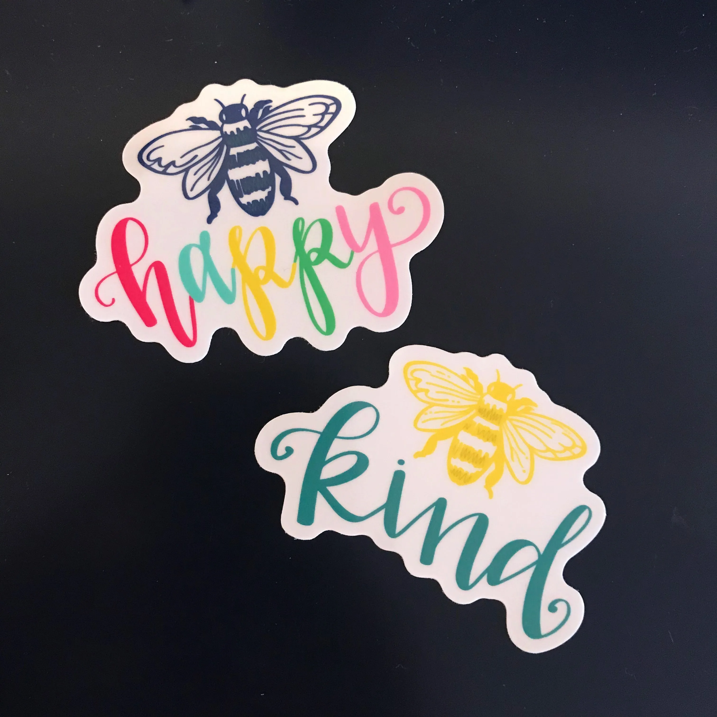 Be Kind   Be Happy Stickers