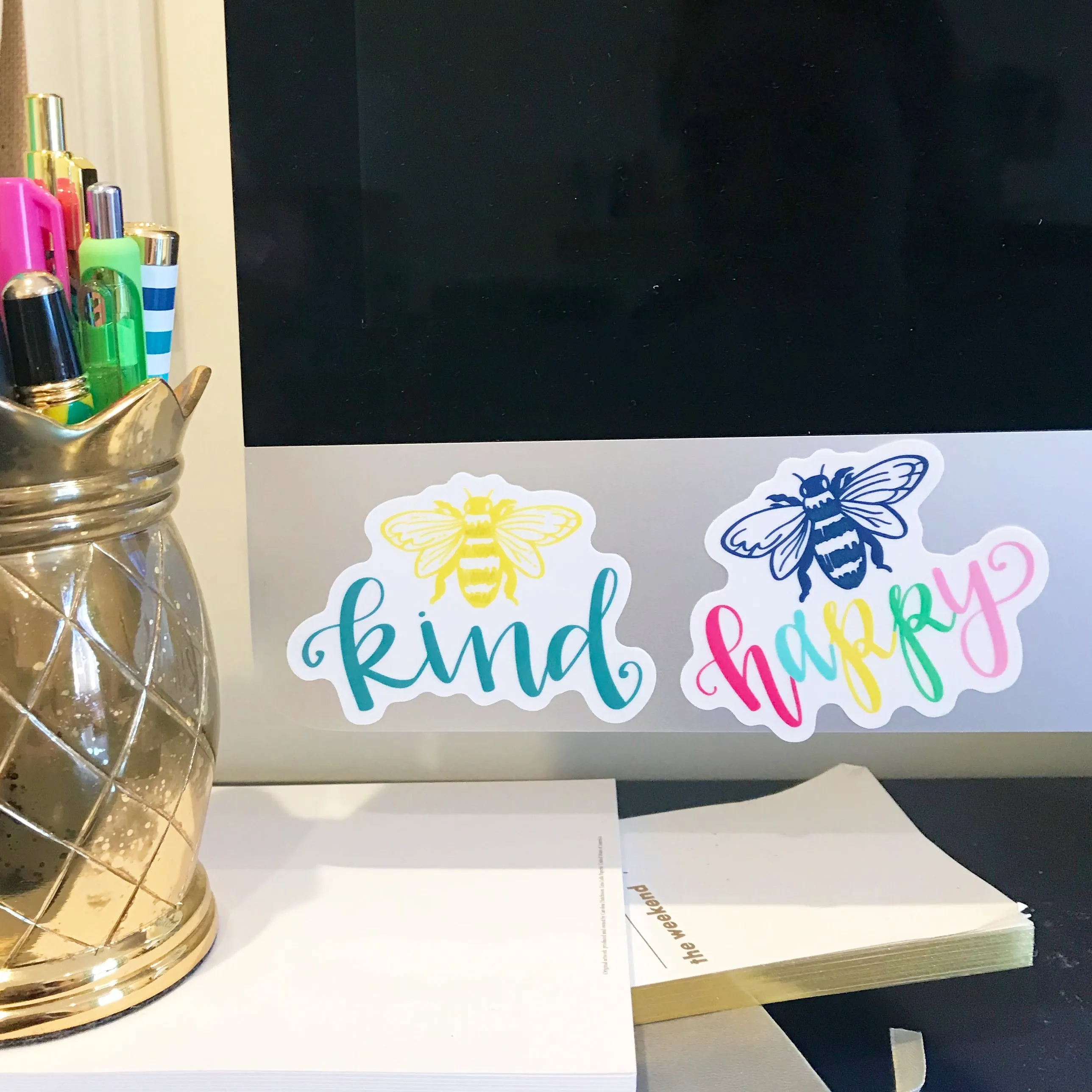 Be Kind   Be Happy Stickers