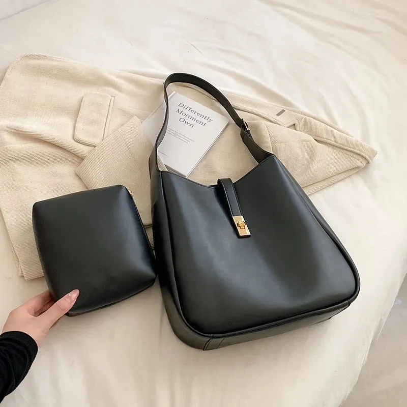 Bea Turn Lock Shoulder Bag
