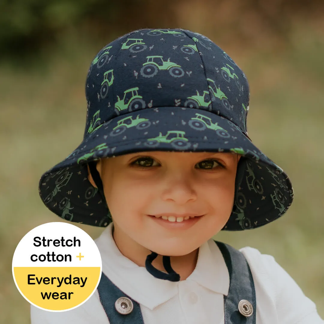 Bedhead Baby & Toddler Bucket Sun Hat - Tractor