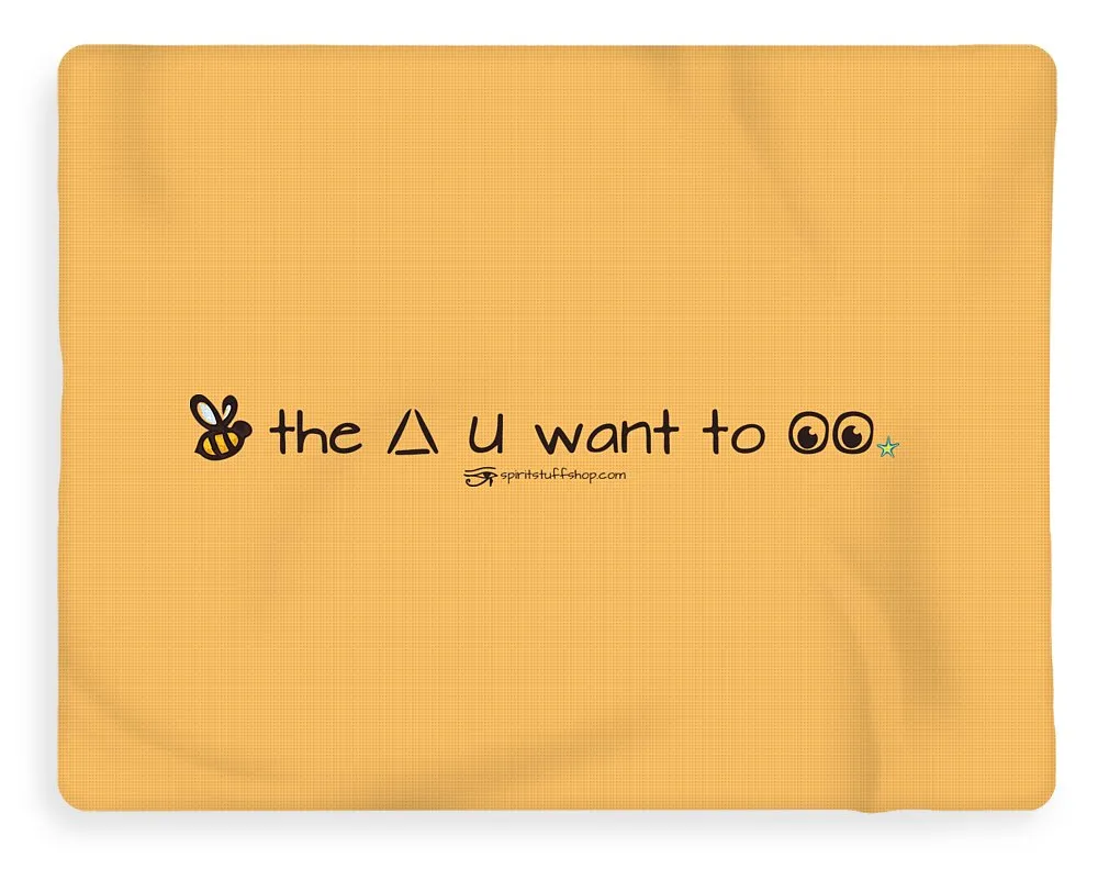 Bee The Chng You Want To See - Blanket