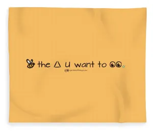 Bee The Chng You Want To See - Blanket