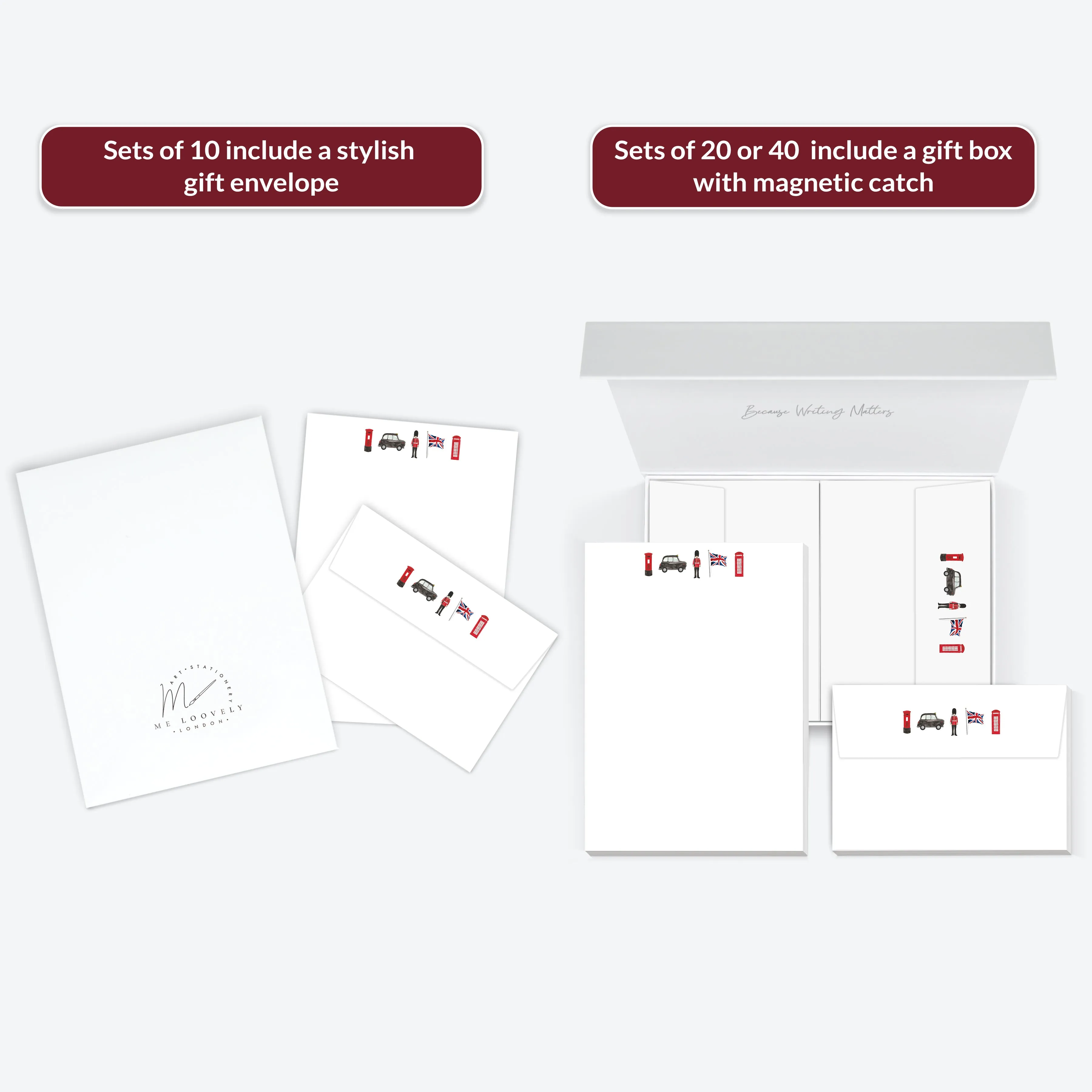 Beefeater Britain Letter Writing Set