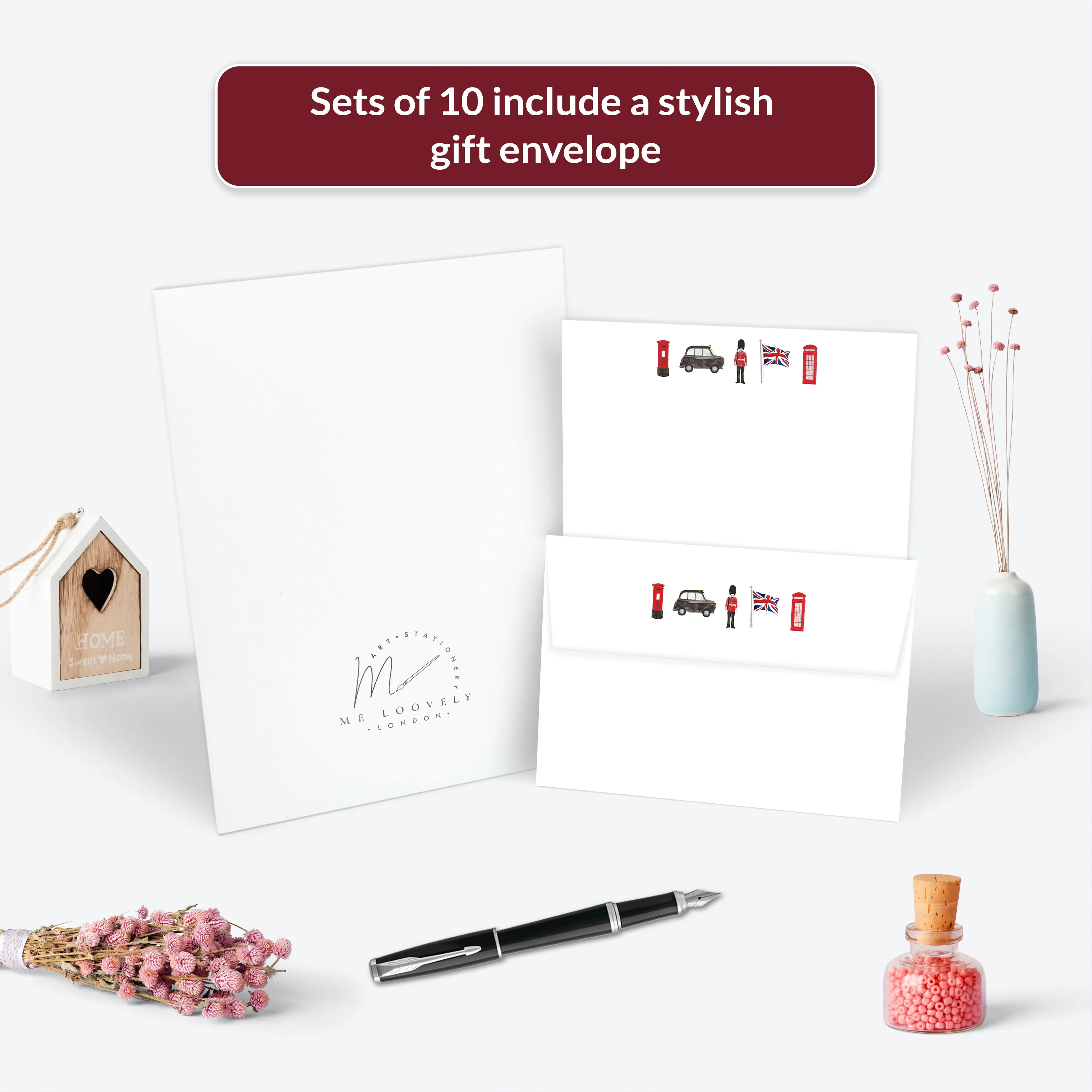 Beefeater Britain Letter Writing Set