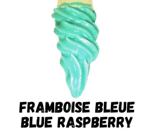 Belgian Blue Raspberry Cone Dip - Case of 6 x 1KG - Canadian Distribution