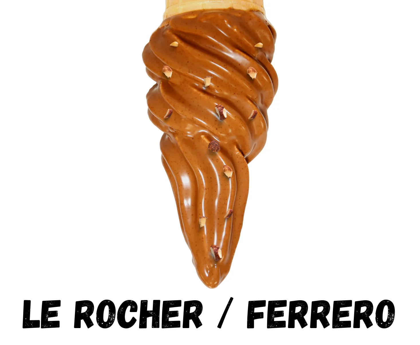 Belgian Milk Crunchy Praline Cone Dip - Case of 6 x 1KG - Canadian Distribution