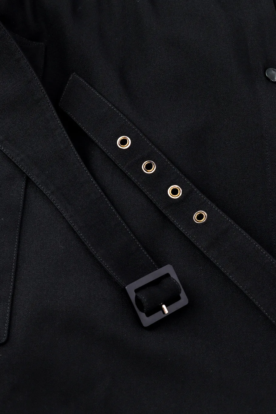 Belted Tuxedo Dress