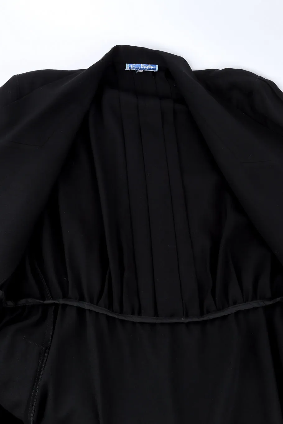 Belted Tuxedo Dress