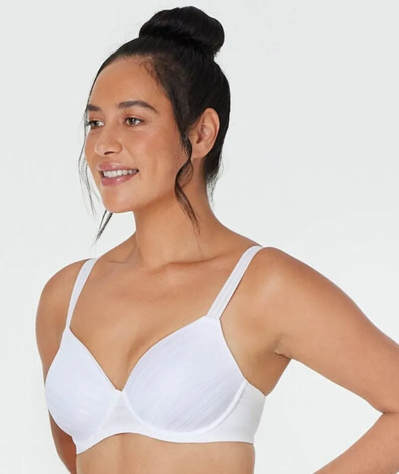 Bendon Rita Full Coverage Contour Bra 2 Pack - Black/White