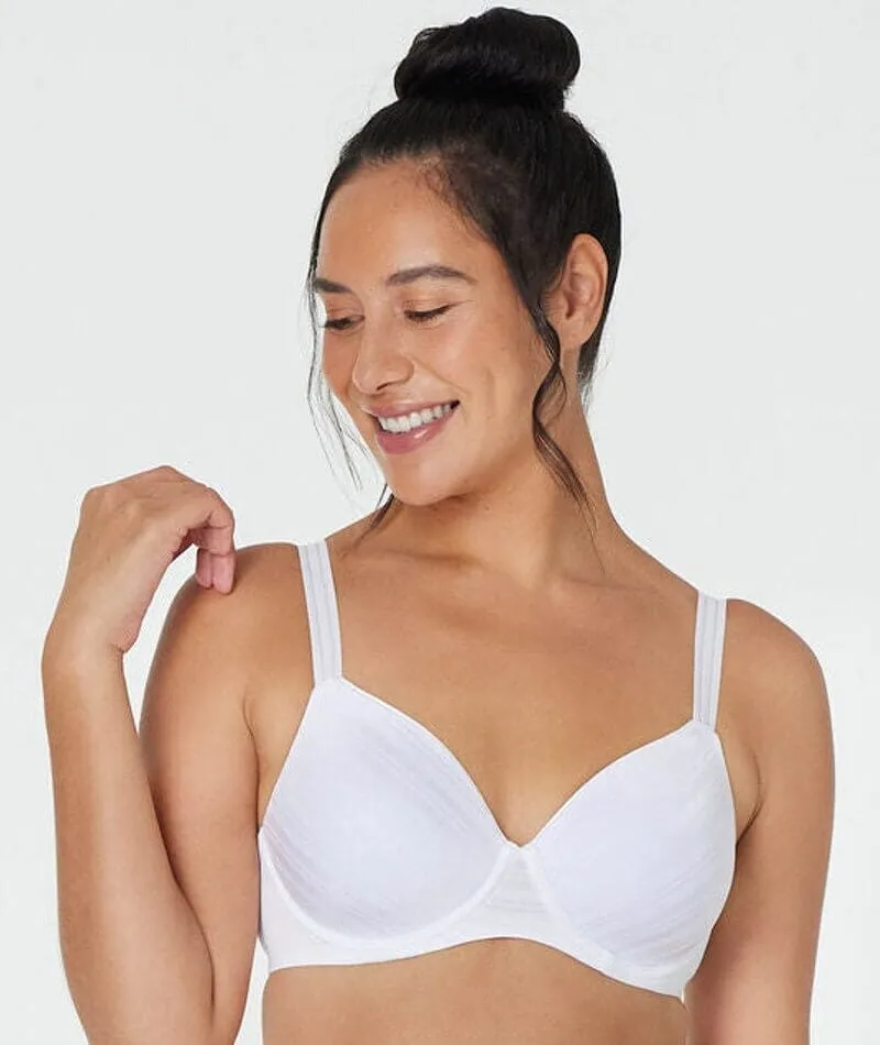 Bendon Rita Full Coverage Contour Bra 2 Pack - Black/White