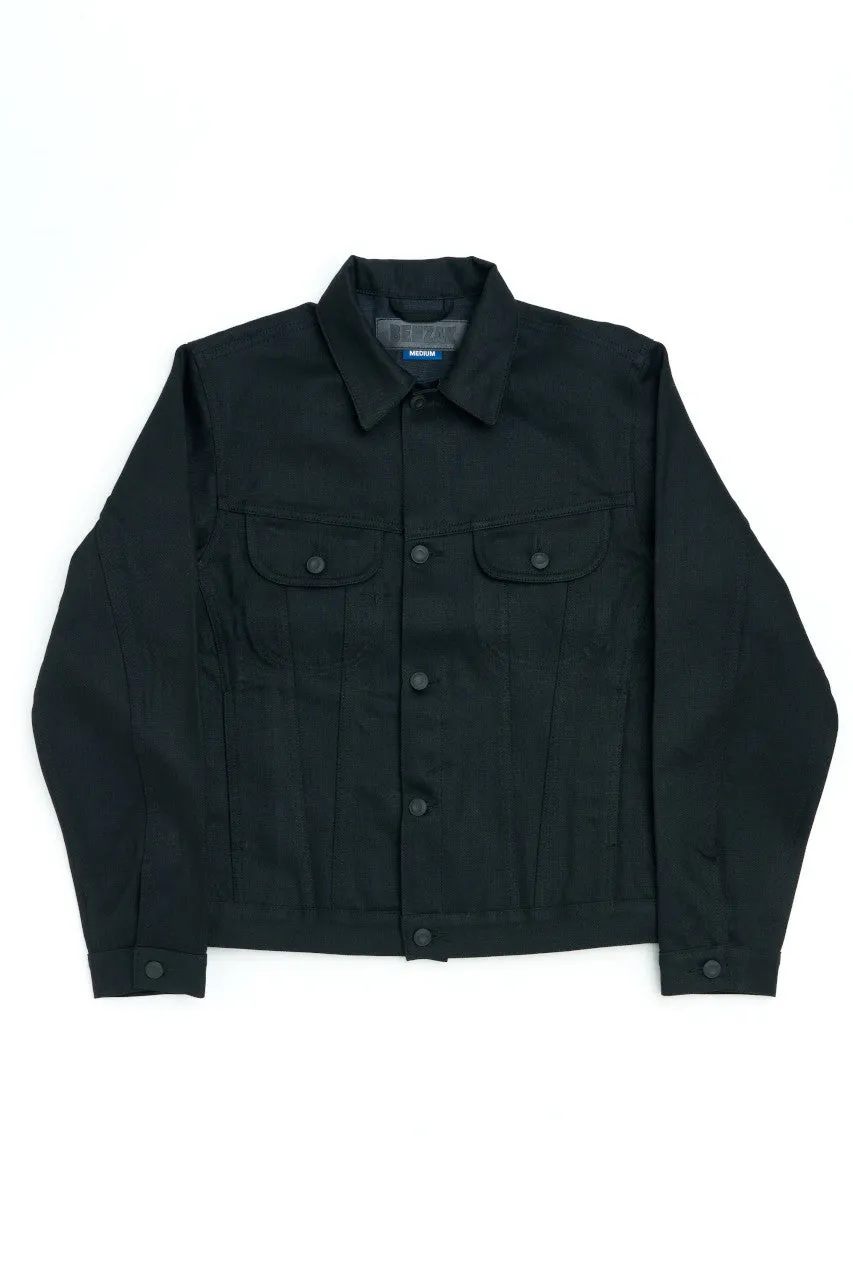 Benzak BDJ-05 Trucker Jacket 13oz Black Slub Selvedge