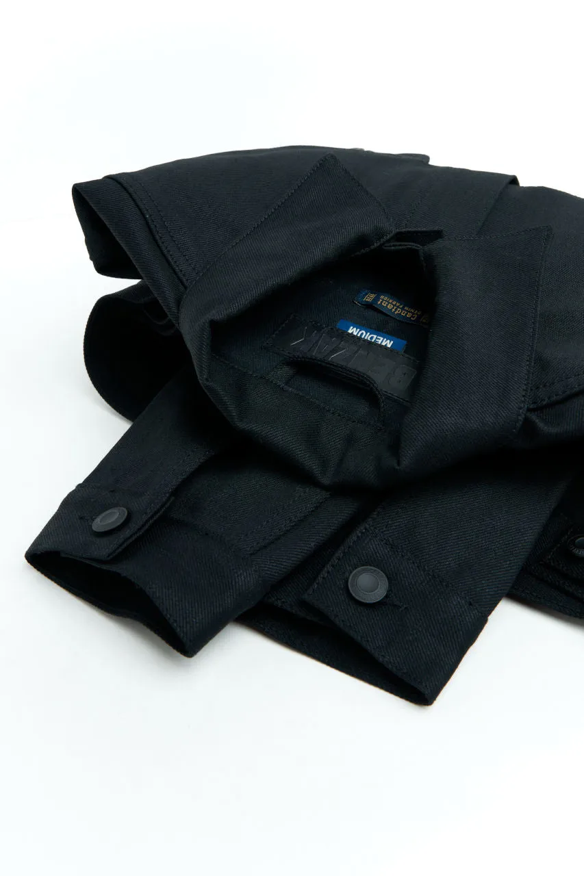 Benzak BDJ-05 Trucker Jacket 13oz Black Slub Selvedge