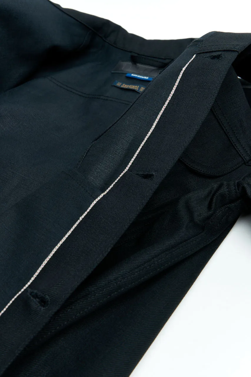 Benzak BDJ-05 Trucker Jacket 13oz Black Slub Selvedge
