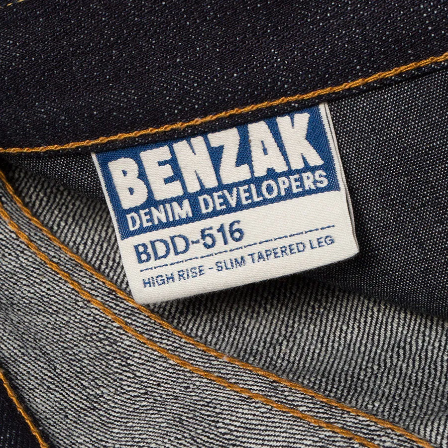 【Benzak Denim Developers】BDD-516 heavy slub 16 oz. RHT / 旗艦布料粗紡十字紋理修身上寬下窄