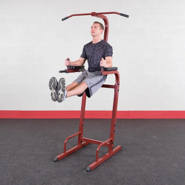 BEST FITNESS VERTICAL KNEE RAISE - CHIN DIP