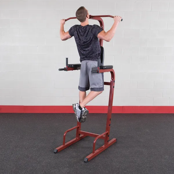 BEST FITNESS VERTICAL KNEE RAISE - CHIN DIP