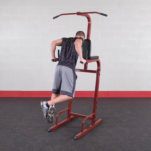 BEST FITNESS VERTICAL KNEE RAISE - CHIN DIP