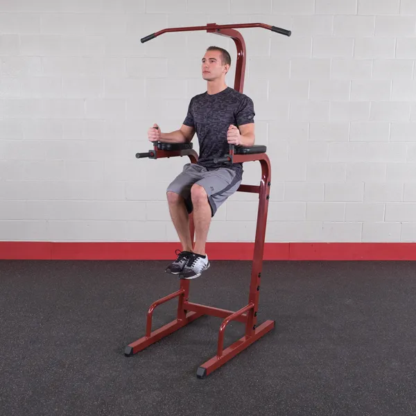 BEST FITNESS VERTICAL KNEE RAISE - CHIN DIP