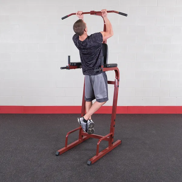 BEST FITNESS VERTICAL KNEE RAISE - CHIN DIP