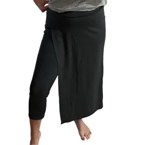 Betabrand longline skort leggings in dark gray size large