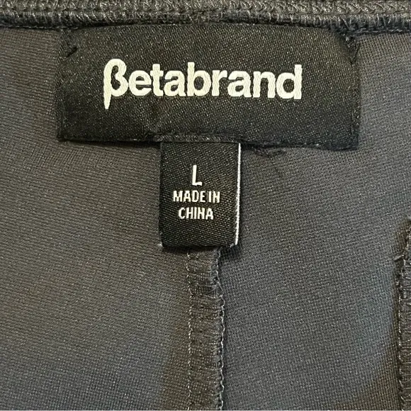 Betabrand longline skort leggings in dark gray size large