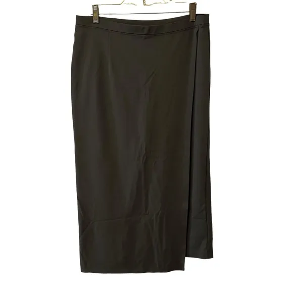 Betabrand longline skort leggings in dark gray size large