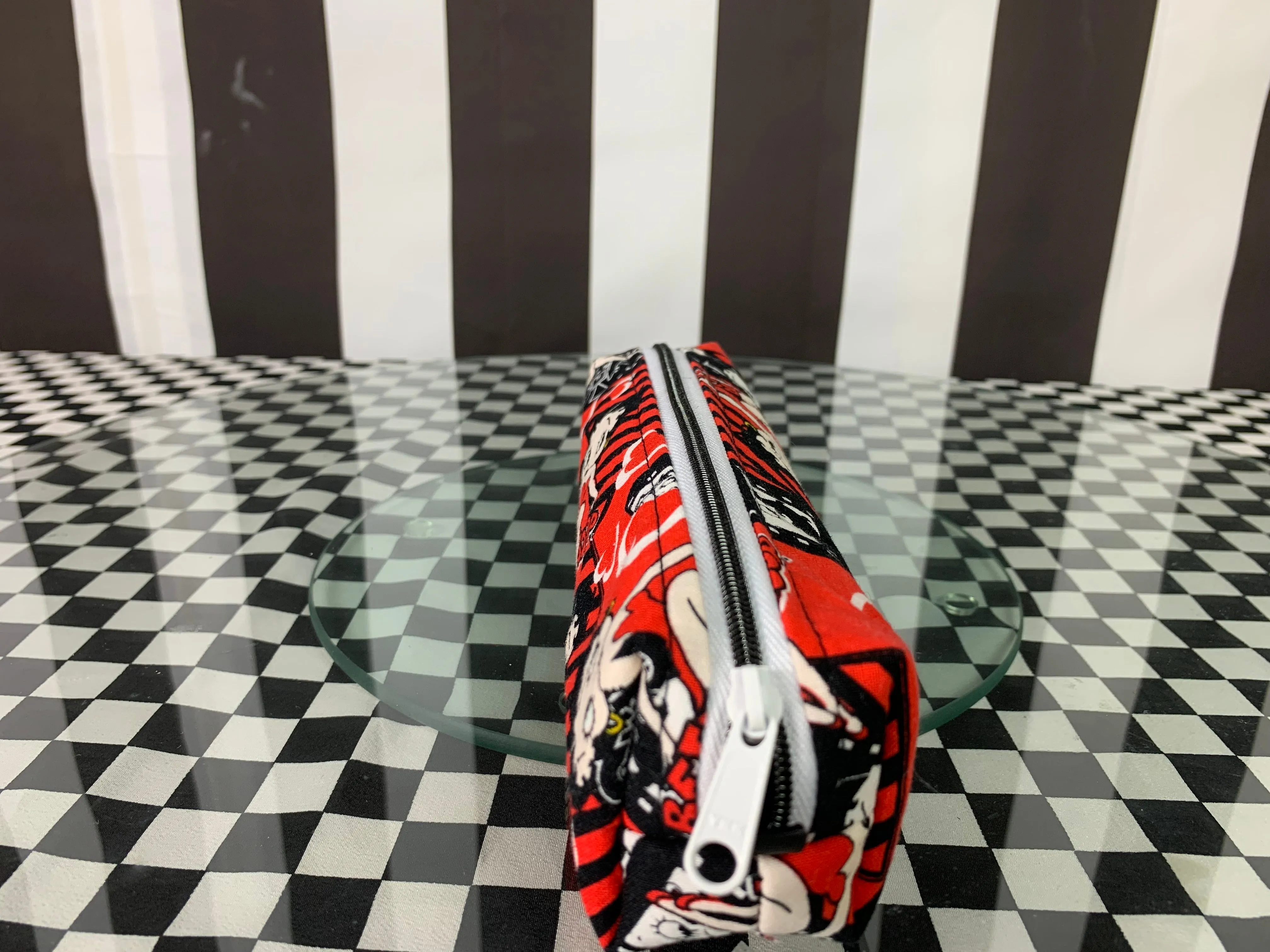 Betty boop stripes boxy pencil case