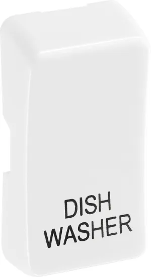 BG Evolve RRDWPCDW Grid Rocker Printed (DISH WASHER) - White