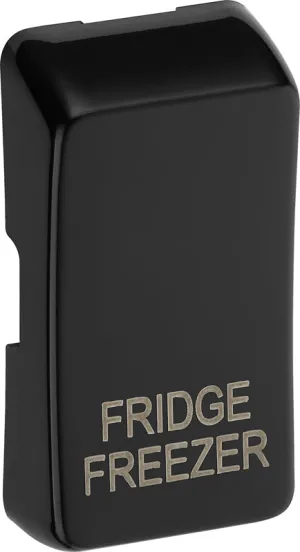 BG Evolve RRFFPCDB Grid Rocker Printed (FRIDGE FREEZER) - Black