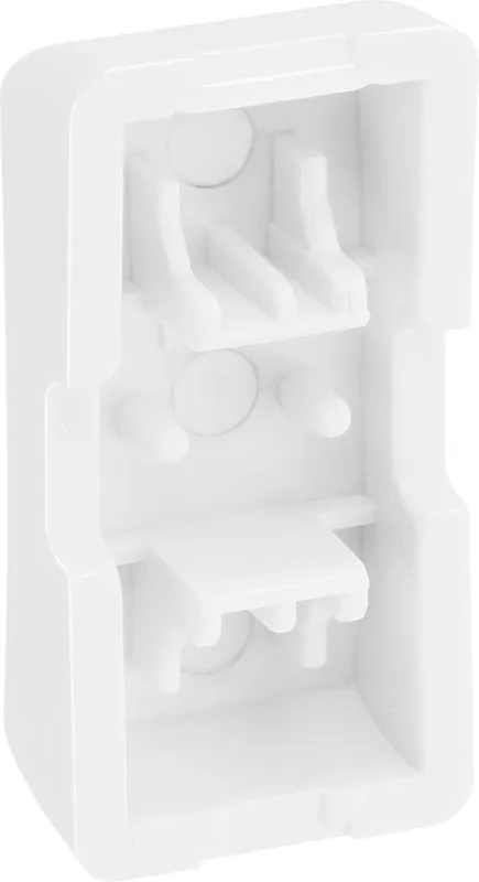 BG Evolve RRFFPCDW Grid Rocker Printed (FRIDGE FREEZER) - White