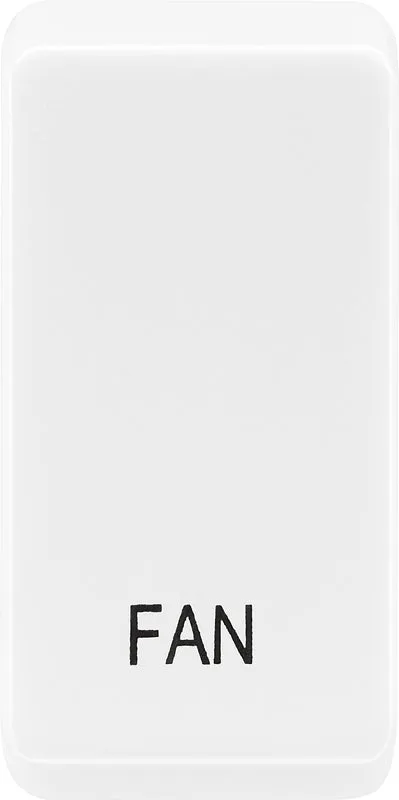 BG Evolve RRFNPCDW Grid Rocker Printed (FAN) - White