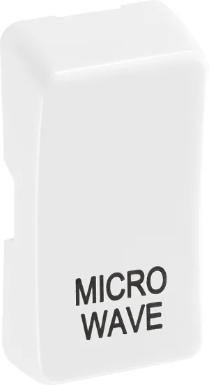BG Evolve RRMWPCDW Grid Rocker Printed (MICROWAVE) - White