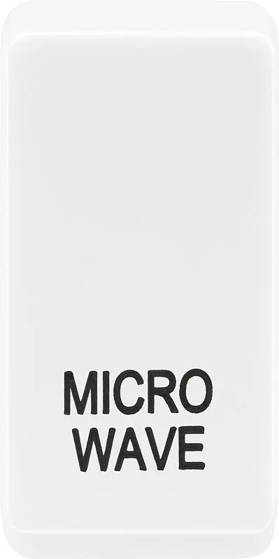 BG Evolve RRMWPCDW Grid Rocker Printed (MICROWAVE) - White