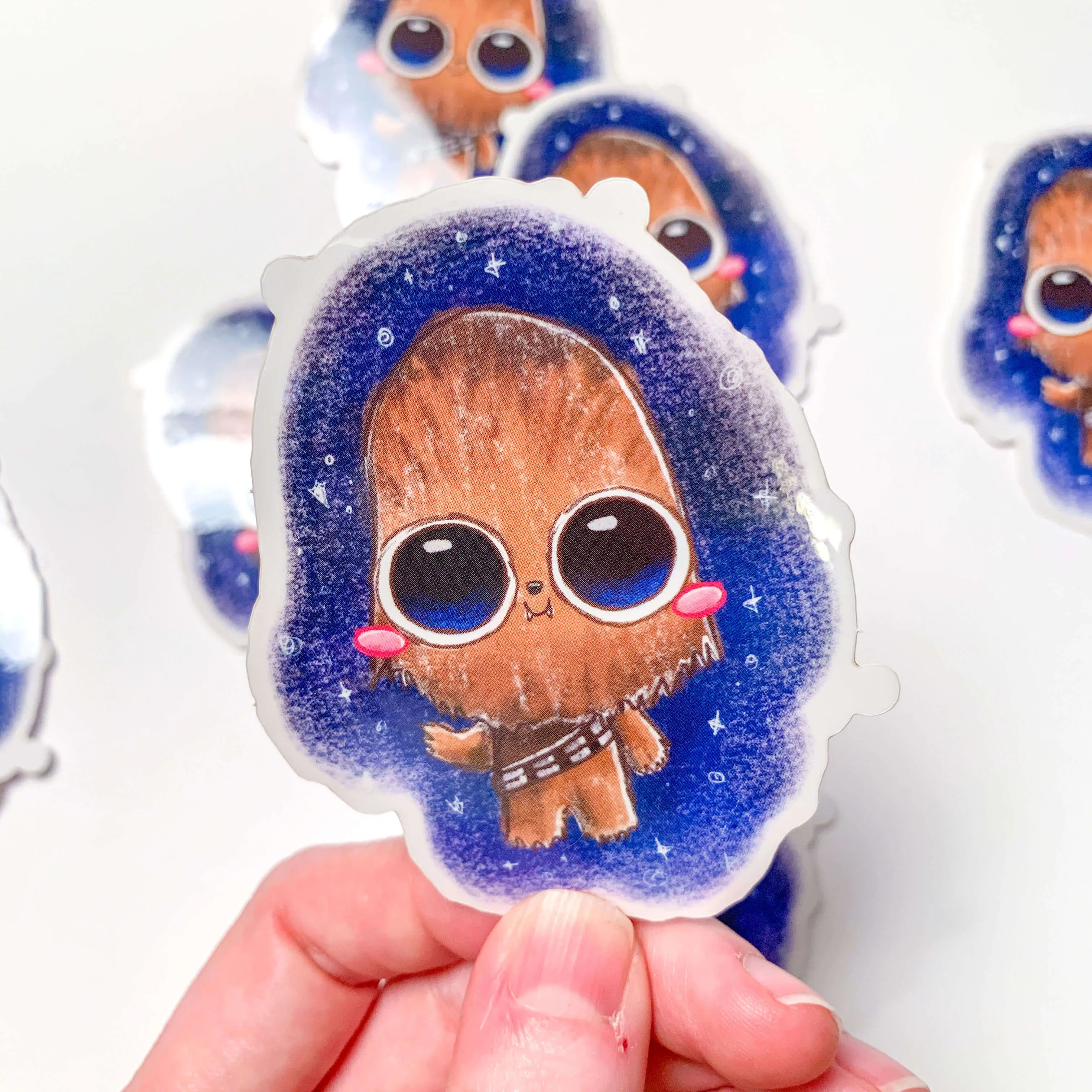 Big Eyed Buddies Chewie Vinyl Sticker