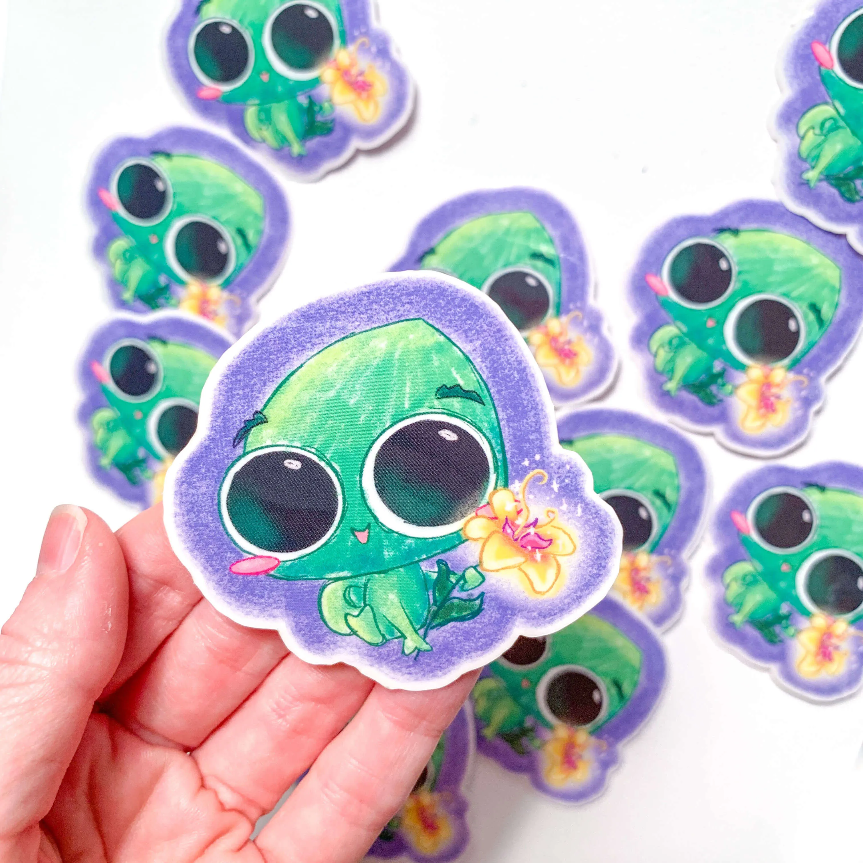 Big Eyed Buddy Pascal Vinyl Sticker