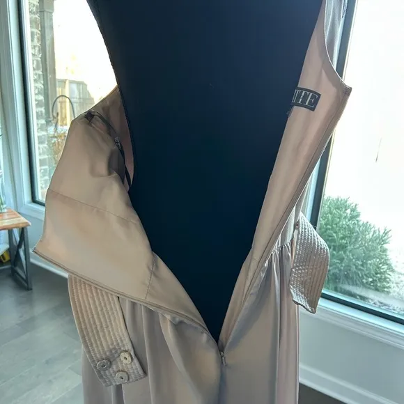 Biscotti Vera Wang One Shoulder Dress 10 Formal Bridesmaid Wedding Guest